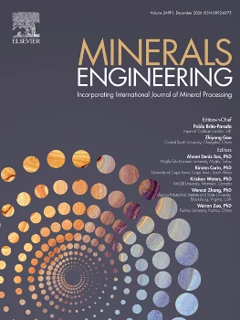 Minerals Engineering · 期刊封面（非本文期次）