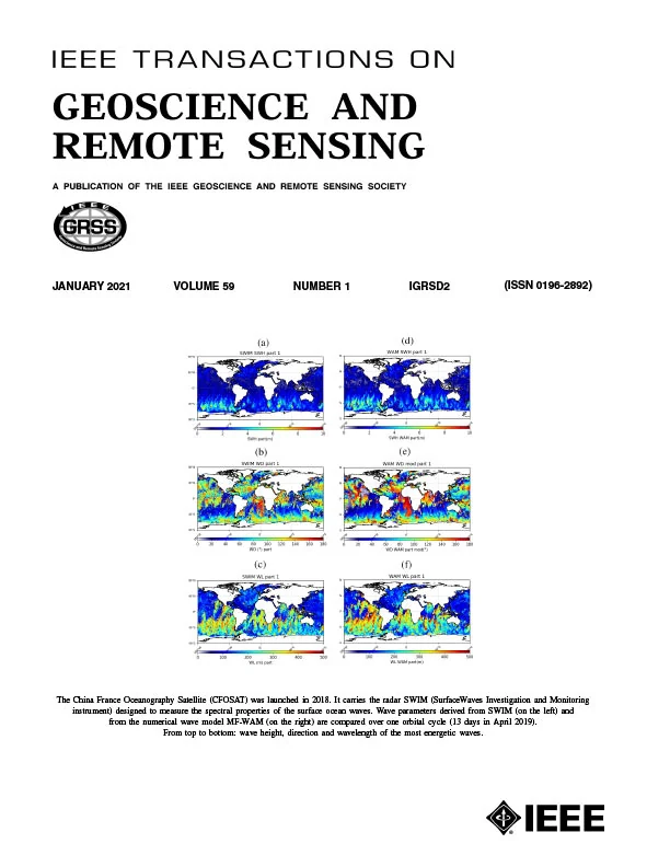 IEEE Transactions on Geoscience and Remote Sensing · 期刊封面（非本文期次）